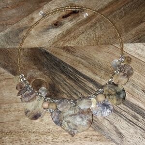 Elegant Abalone Shell Choker Necklace